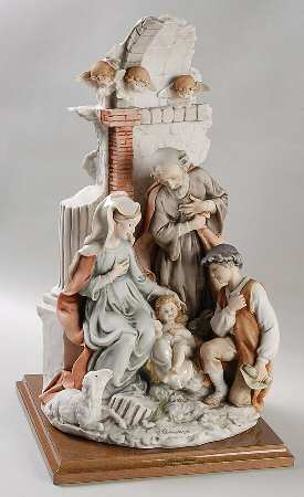 Religious Nativity Group - With Box