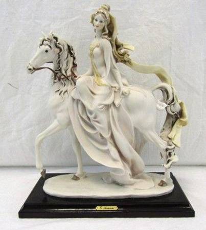 Spring Melodies Lady On Horse - Boxed