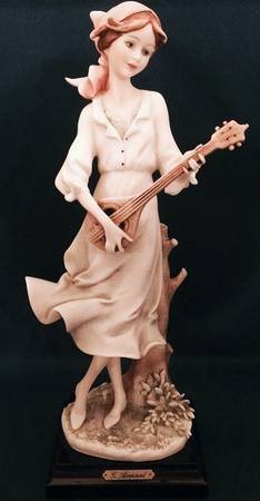 Musical Girl With Mandolin - With Box