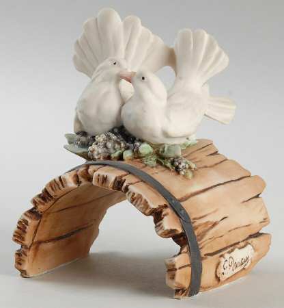 Doves Two Doves On Barrel - Boxed