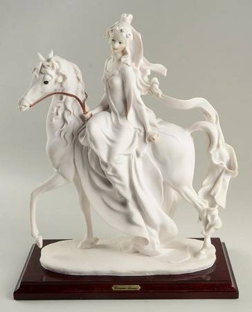 Spring Melodies Lady On Horse - With Box
