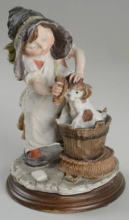 Gulliver's World Girl Washing Dog - No Box