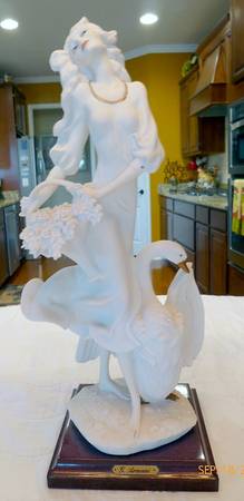 People with Animals-Birds Girl With Swan - Boxed