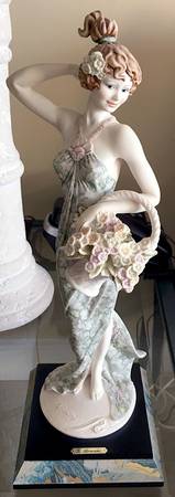 Florentine Garden Lady With Flowers - Boxed