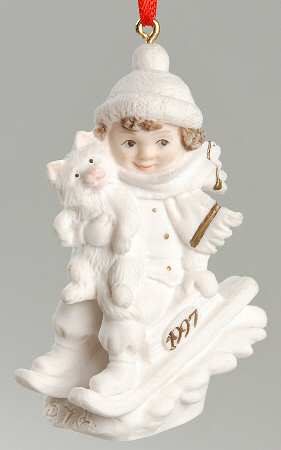 Christmas Ornament 1997-Christmas Snow - Boxed