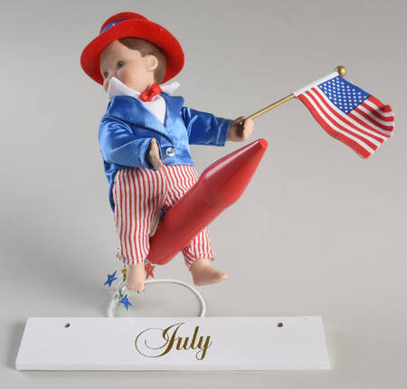 Calender Babies Baby Fourth Of July - Boxed