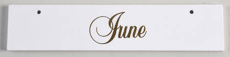 Calender Babies June Nameplate - No Box