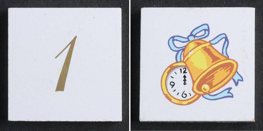 Calender Babies Tile #1-Happy New Year - No Box