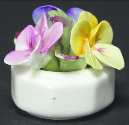 Aynsley Figurines Small Violets - Boxed