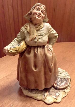 Antonio Borsato Figurines Fisher Woman - No Box