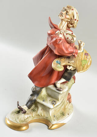 Antonio Borsato Figurines Greenwich Villager-Red - No Box