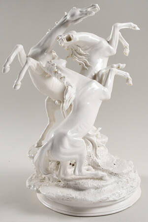 Antonio Borsato Figurines Horses-Group Of Three - No Box
