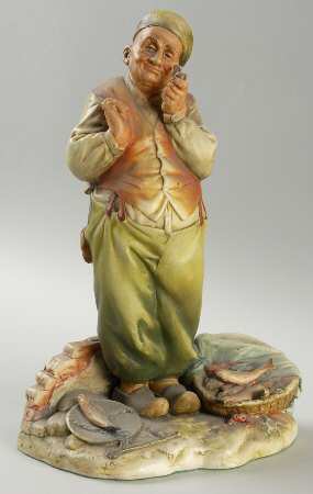 Antonio Borsato Figurines Fisherman - No Box