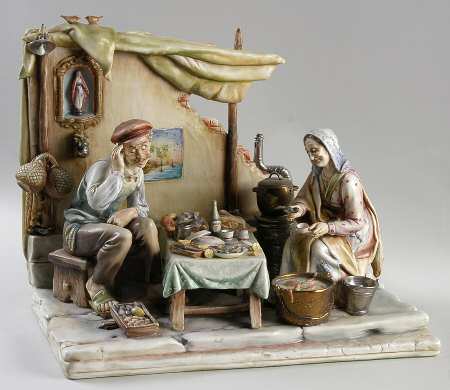 Antonio Borsato Figurines Oysterman - No Box
