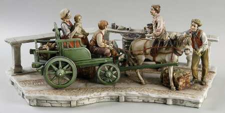 Antonio Borsato Figurines Caravan To The Fair - No Box
