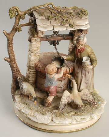 Antonio Borsato Figurines Grandmas Well - No Box