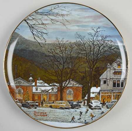 Rockwell Trilogy Stockbridge In Winter 2 - Boxed