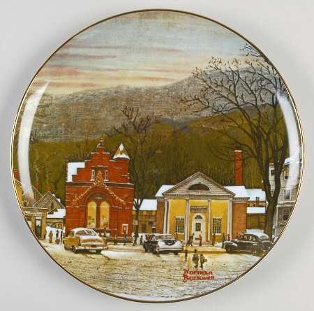 Rockwell Trilogy Stockbridge In Winter 3 - Boxed