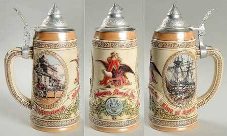 History of Brewing Steins Land & Water Transportation-Le Iii - Boxed