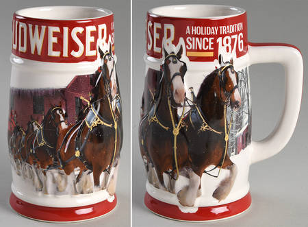 Anheuser Busch Holiday Stein A Holiday Tradition - Boxed