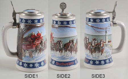 Anheuser Busch Holiday Stein Lighting The Way Home-Cs263se - Boxed