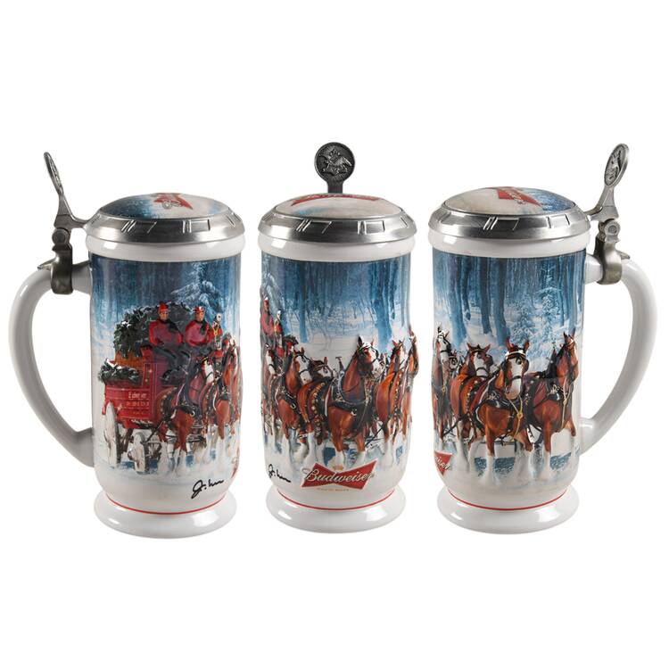 Anheuser Busch Holiday Stein Winter's Calm-Cs678se - Boxed