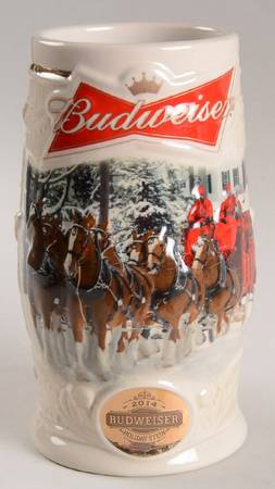 Anheuser Busch Holiday Stein Holiday Lane - Boxed