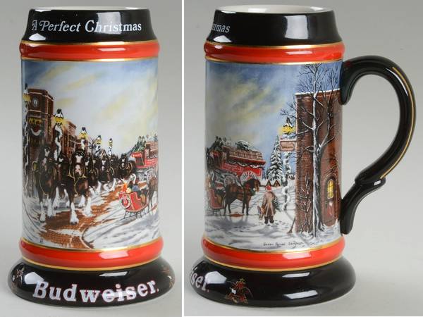 Anheuser Busch Holiday Stein A Perfect Christmas-Cs167 - No Box