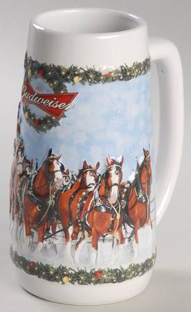 Anheuser Busch Holiday Stein A Holiday Tradition-Cs699 - Boxed