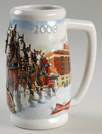 Anheuser Busch Holiday Stein 75th Anniversary Edition-Cs695 - Boxed