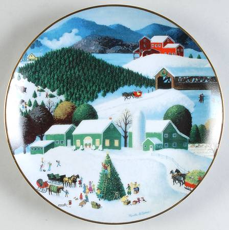 Christmas Celebrations of Yesteryear Trimming The Tree - Boxed