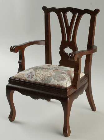 Ashton Drake Doll Embroidered Chair - Boxed
