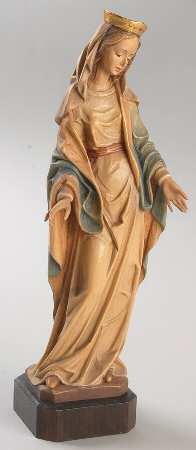 Anri Wood Carved Figurines Lady Of Grace - Boxed
