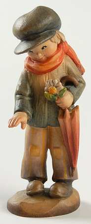 Anri Wood Carved Figurines My Friend - Boxed