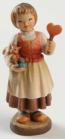 Anri Wood Carved Figurines You Are My All - Boxed