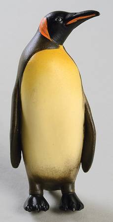 Anri Wood Carved Figurines Oscar - Emperor Penguin - No Box