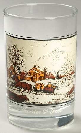 Currier and Ives #2 American Farm In Winter - No Box