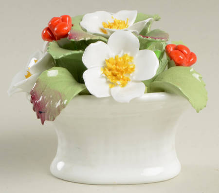 Floral Figurine Christmas Rose-December - Boxed