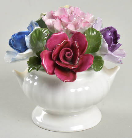 Floral Figurine September Mixed Flowers - Boxed