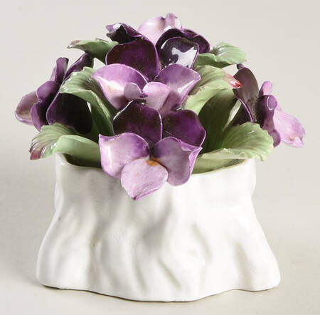 Floral Figurine November-Violet - Boxed