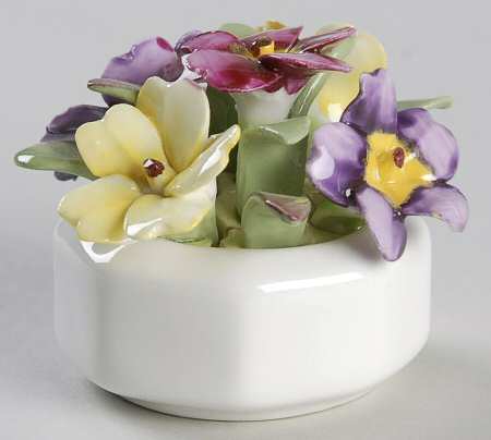 Floral Figurine Mini Primrose Flowers - Boxed