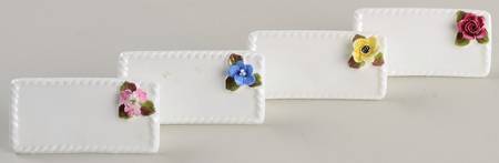 Floral Figurine Write On-Place Cards - Boxed