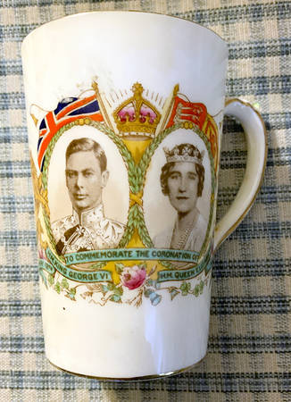 Aynsley Royalty Giftware George Vi & Elizabeth Coronation Mug - No Box