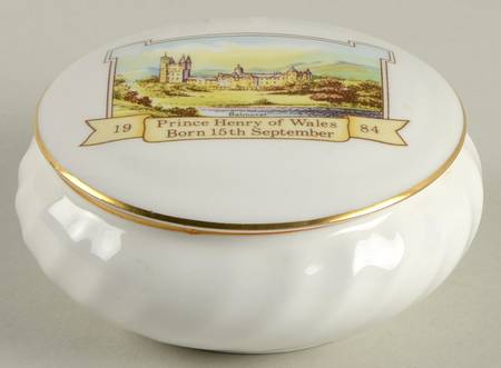 Aynsley Royalty Giftware Prince Henry (Harry) Birth Box - No Box