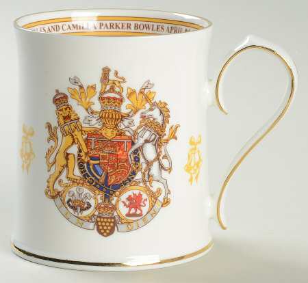 Aynsley Royalty Giftware Charles Iii & Camilla Wedding Mug - Boxed