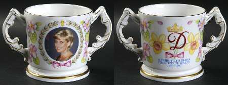 Aynsley Royalty Giftware Diana Tribute Loving Cup - No Box