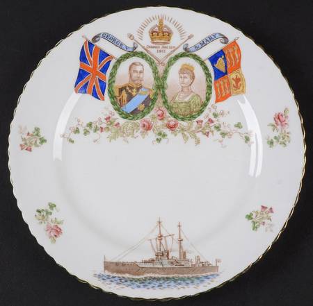 Aynsley Royalty Giftware George V & Mary Coronation Plate - No Box