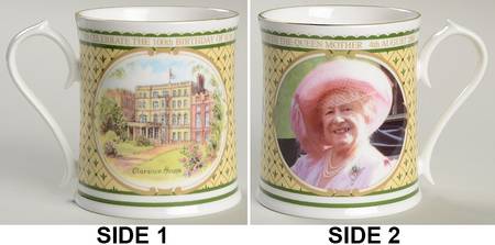 Aynsley Royalty Giftware Queen Mother 100th Birthday - No Box