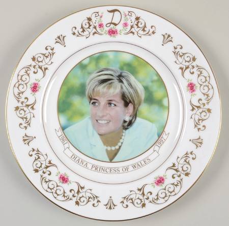 Aynsley Royalty Giftware Diana, Princess Of Wales Memorial Plate - Boxed
