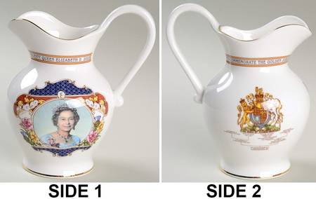Aynsley Royalty Giftware Elizabeth Ii Golden Jubilee Pitcher - Boxed